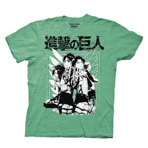 Attack on Titan Scout Group Green T-Shirt